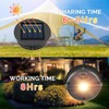 ELUTENG Solar Light Replacement 4 Pack (Top Size 3.15 inch,