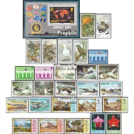 united kingdom - Jersey 314-319 (complete.issue.) unmounted mint/never hinged ** MNH 1984 Wildlife (Stamps for collectors) Amphibians/reptiles/dinosaurs