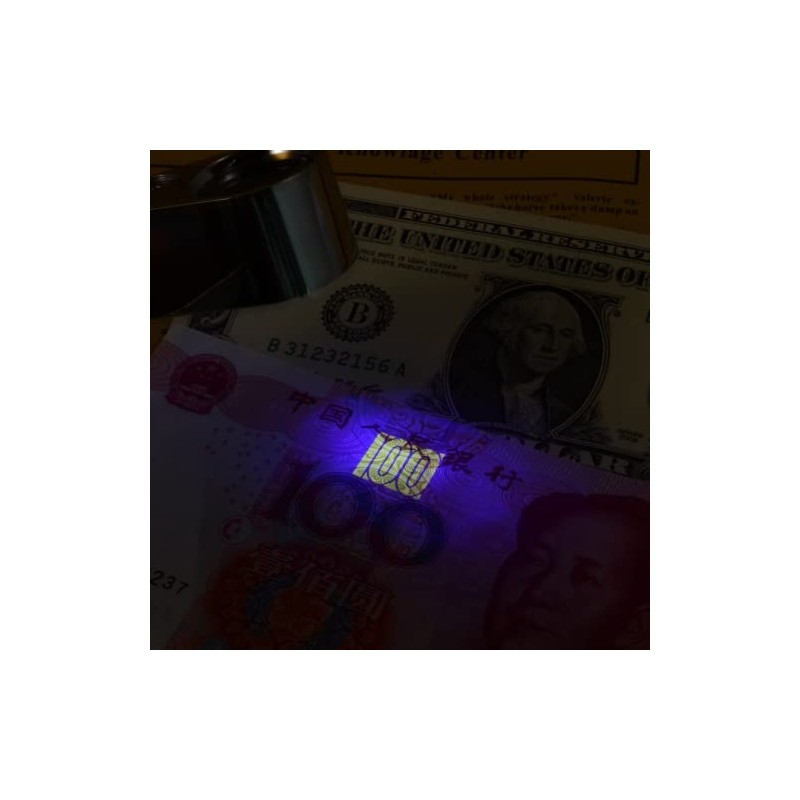 10 Pack 40X Full Metal Illuminated Jewelry Loop Magnifier, XYK