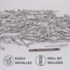 SKIR'CO (100 pcs) Aluminium Blind Rivets 3.2 x 8 mm,