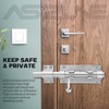 2Pack Door Latch Lock Barrel Bolt 6 Inch, 304 Stainless