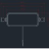 Encell Set of 2 Forklift Truck Security Indicator Safety Light