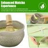 7 Pcs Matcha Tea Set with Whisk Bowl Stir Brush