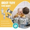 Baby Wrist and Ankle Rattles Toys, Cute Plush Animals Black