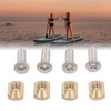 4 Sets Surfboard Screw Plate Copper Seawater Erosion Resistant Fins