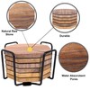 Marbco Sandstone Water Absorbent Hand Crafted Octagon Coasters for Drinks-