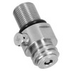 Soda Cylinder Valve Electroplating Brass CO2 Valve Adapter for M18x1.5