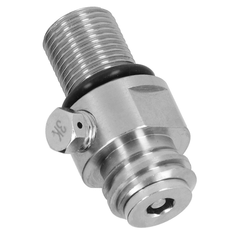 Soda Cylinder Valve Electroplating Brass CO2 Valve Adapter for M18x1.5