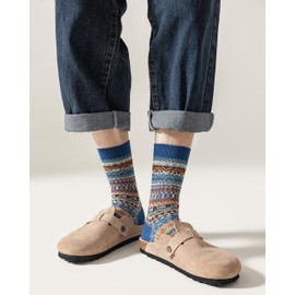 For Cold Feet in Chilly Mornings, No itch No stink No slip, SocksUp Premium Nordic Winter Thermal Socks for Men – 5-Pack Ultra-Warm, Gift-Ready Socks for Cold Weather, Business or Casual (US 7–10)