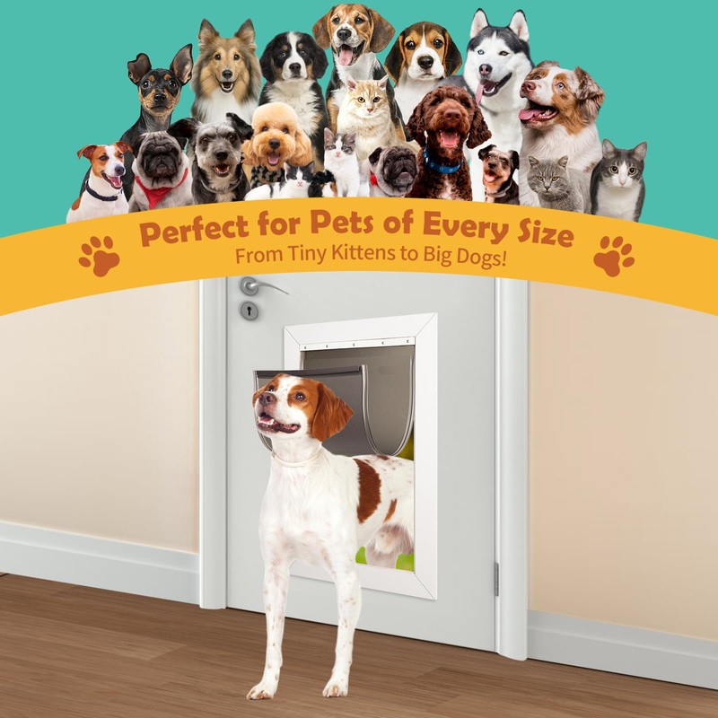 PAC11-11039 Dog Door Replacement Flap | Heavy-Duty PVC Material |