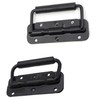 BOBOZHONG Hardware Box Handle, Pack of 2 Folding Handles, Stainless