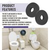 4 Pack THU833-A Toilet Seat Bolts Hardware Kit Compatible with