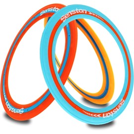 Senston Flying Ring Easy Catch and Throw, Flying Disc 11 Inches, Pack of 3 Flying Disc for All Level Players, for Pool, Beach, Backyard, Family Fun