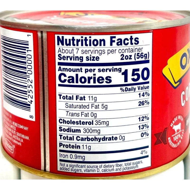 OX & Palm Corned Beef with Juices Original Chunky Style