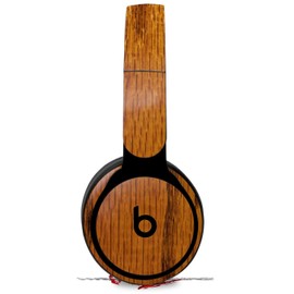Skin Decal Wrap Works with Original Beats Solo Pro Headphones Wood Grain - Oak 01 Skin Only Beats NOT Included