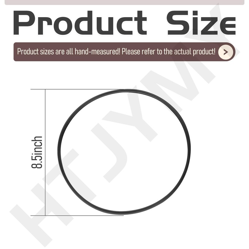HTJYMY 2 Pack Replacement Motor Gasket Aquarium, Black - Compatible