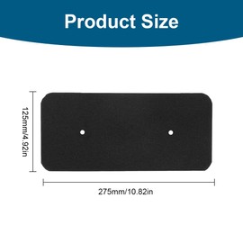 YHIJSR Pack of 2 Dryer Filter Replacement for Hoover Candy 40006731 Heat Exchanger Filter Lint Filter for Tumble Dryer Heat Pump Dryer 275 x 125 x 10 mm