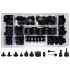 Dsnaduo 160 PCS Black Automotive Rubber Bumper Assortment, Rubber Stop