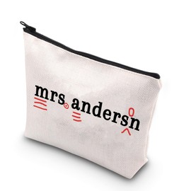 English Teacher Makeup Bag Gift for English Teacher Gift Grammar Teacher ELA Teacher Zipper Bag, Mrs Anders Uk