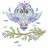Embroidery By Vicki Springtime Owls EMBROIDERED 10 QUILT BLOCKS BEAUTIFUL