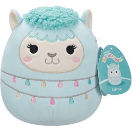 Squishmallows Original 7.5-Inch Lorna the Light Teal Llama