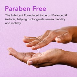 Premom Sperm Friendly Fertility Lubricant Water Based: Glycerin Free - Paraben Free - pH Balanced Pregnancy Prep Lube for Women & Couples Trying to Conceive | 2 Fl Oz - Package May Vary