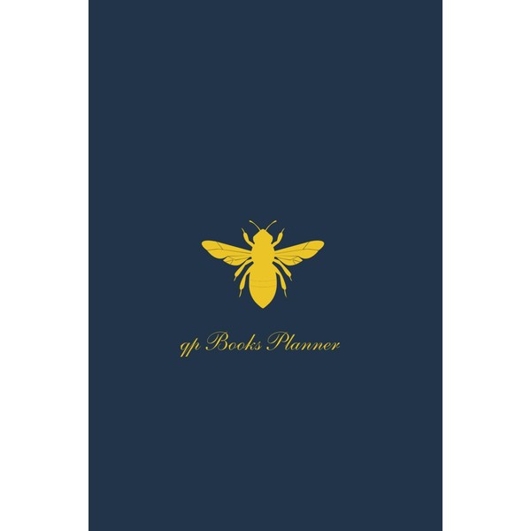 qp Books Planner: Royal Bee Cover, Customizable, and designed with