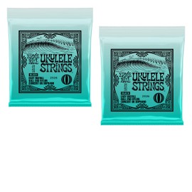 Ernie Ball 2326 Black Nylon Concert Soprano Ukulele Strings (Pack of 2)