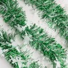 Green Christmas Snowflake Tinsel Garland, 10m / 32.8ft Christmas Tree