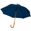 Automatic Umbrella with Wooden Handle Dark Blue, darkblue