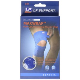 LP Calf, Hamstring, Knee or Thigh Max Wrap - Support Wrap Designed to Aid Prevention, Treatment and Rehabilitation of Injury, Blue - One Size