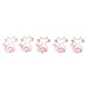 100Pcs Cute Paper Clips Rose Gold Cat Shape Anti Slip