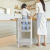 Kitchen Step Stool, WOOD CITY Toddler Kitchen Stool Helper with