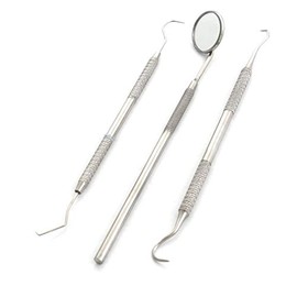 OdontoMed2011DENTAL TARTER Scraper and Remover Set Stainless Steel with Free Protective Packing A+