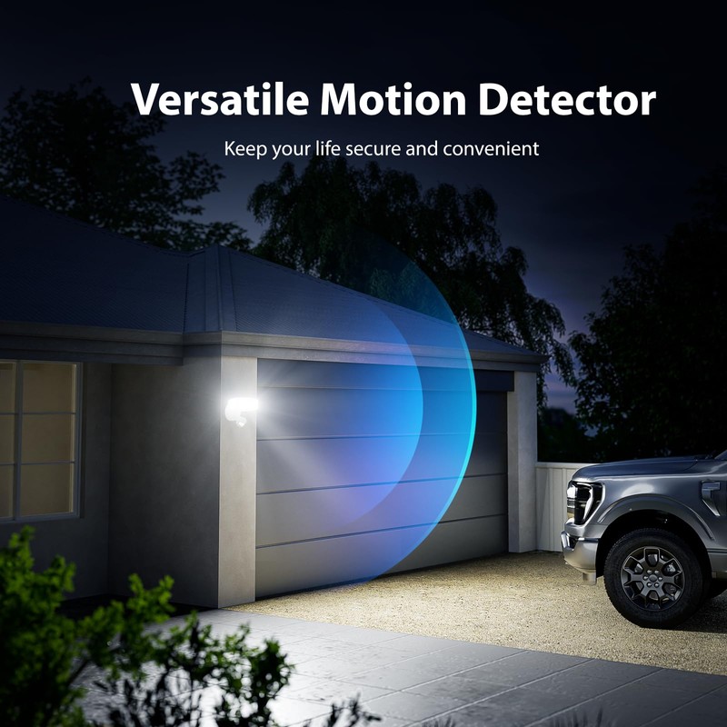 Onforu 65W LED Flood Light Motion Sensor Outdoor, 6500lm LED