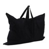 Portfolio Bag Black 38x26in Large Capacity Thick Canvas Light Weight