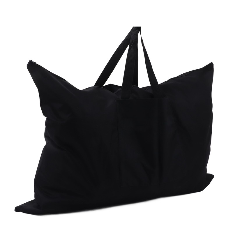Portfolio Bag Black 38x26in Large Capacity Thick Canvas Light Weight