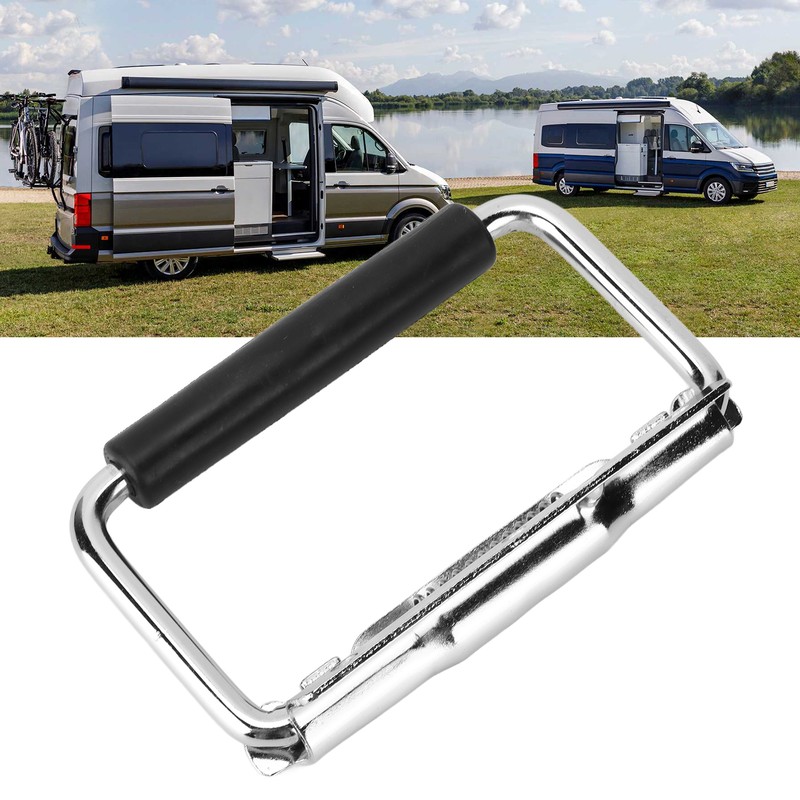 RV Door Handle Stainless Steel Fold Away Grab Handle RV