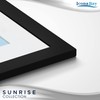 Icona Bay - 8x10 Mat to 5x7 Black Picture Frame