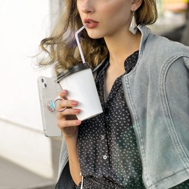 Chvelop Cell Phone Ring Holder, Finger Ring Stand, 360 Degree Rotation Finger Ring Kickstand, Metal Grip for Magnetic Car Mount Compatible with All Smart Phones (Blue)