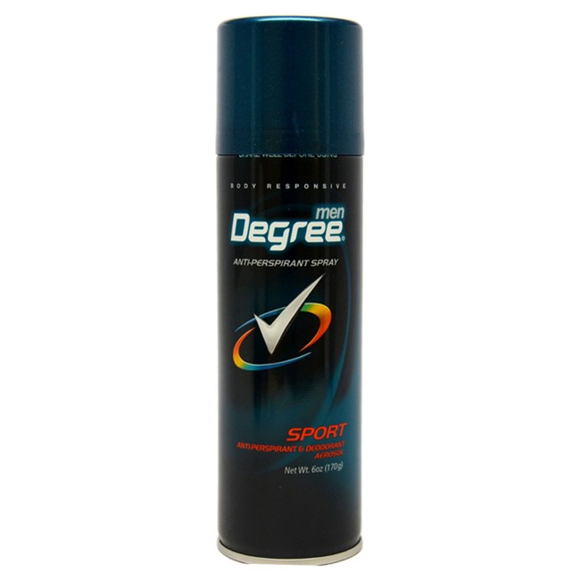 Degree Men Aerosol Antiperspirant and Deodorant, Sport 6 oz (Pack of 3)