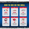 Kingsford Grilling Extra Tough Aluminum Grill Bags, For Locking in