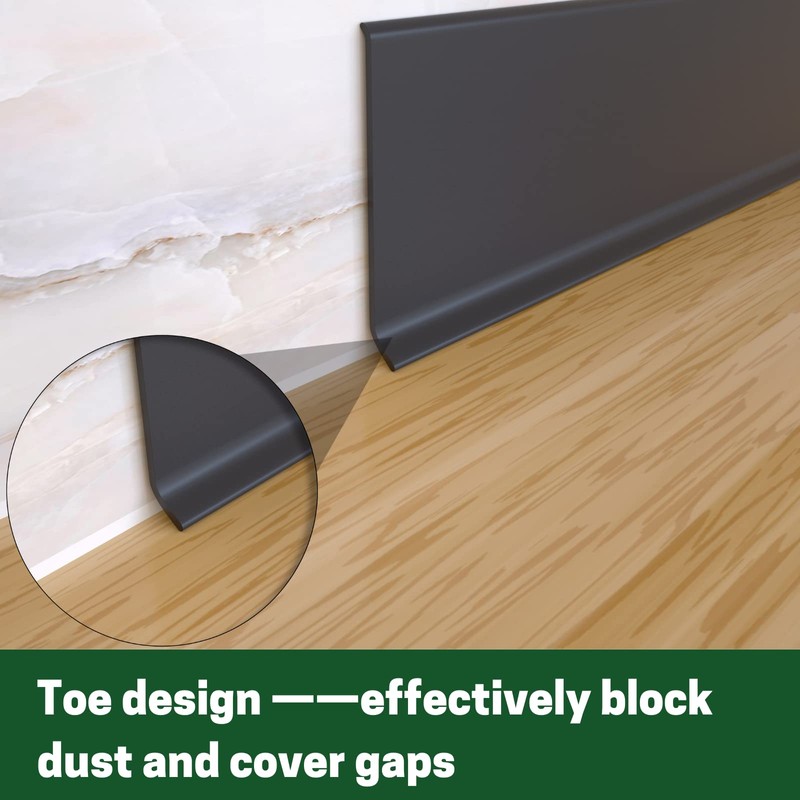 GAMZAU Flexible Baseboard Molding Trim, 3 Inch x 40 Feet