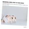 CIYODO 2pcs Realistic Bulldog Figurines Dog Models Dog Figures Adorable