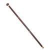 Elderly Wenge Walking Stick Elegant Ergonomic Detachable Round Grip Walking