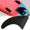 Detachable Inflatable Surfboard Fins, 8in Center Fin Longboard & SUP