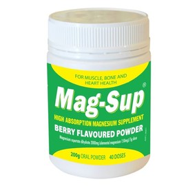 Mag-Sup Buy Mag Sup Oral Powder Berry Flavoured Powder 200g Online