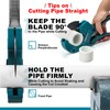 Libraton PVC Pipe Cutter, Up to 2-1/2", Ratchet Pipe Cutter