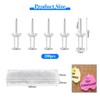 Moendergo 200 PCS Clear Push Pins,Drawing Pins with Clear Storage