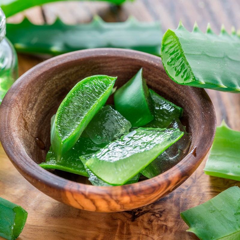 Organic Concentrated Aloe Vera Juice Detoxification Maximum Strength Cristal Bottle